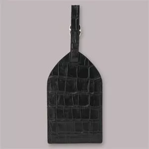 Whistles Shiny Croc Luggage Tag